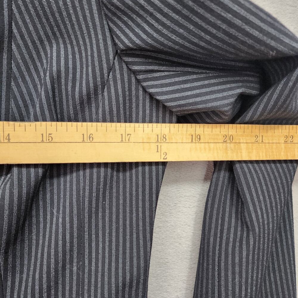 NWT Rafaella Blazer Women 10 Black Strip Lined Career Office Stretch Suit Jacket - Picture 7 of 11